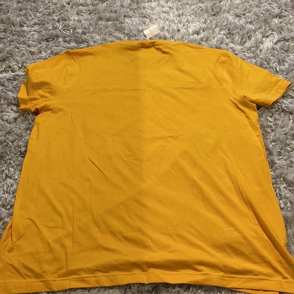 PINK orange t shirt with pink and silver designs NWT size L - Picture 4 of 5